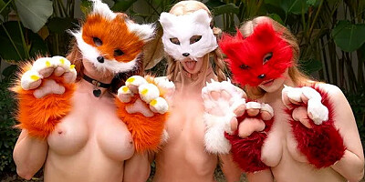 Heavy Quadrober Sex Life with Diana Rider, Sweetie Fox, Arinafox !