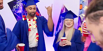 Graduation Gone Wild With Nina Rose, Krisk Xxx And Nina Nova