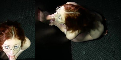 ...Gloryhole Secrets: Bald Pussy Filled with Sticky Cream...