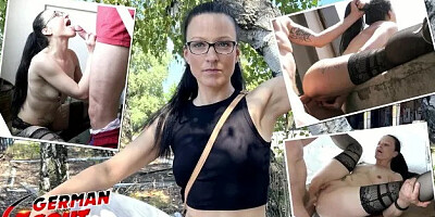 Real Anal Sex Casting with German Long Labia Small Tits Wife