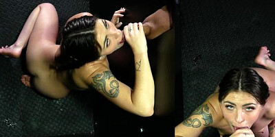 ...Gloryhole Secrets: Thalia's Insatiable Black Lover...