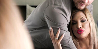 Tempting Mercedes and Damon's hard fast fuck clip