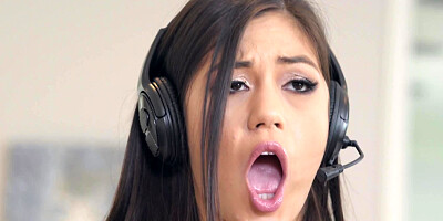 Chick interrupts her girlfriend from playing video games