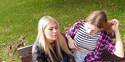 VIP4K. Naughty blonde lesbian didn’t see a problem to fuck on a job interview in front of her girlfriend