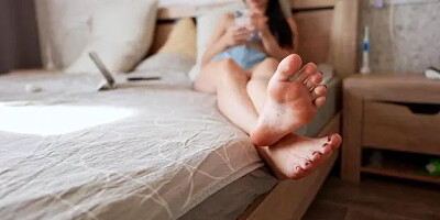 Ignore You while Minding My Own Business! Bare Feet