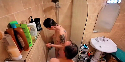 Dirty Shower Seen. Love A Good Lathered Up And Abit Of Hard Doggystyle