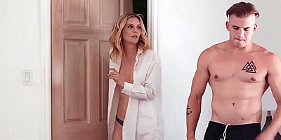 Nathan Bronson And Athena Faris In Dominant Hunk Drilled The Wet Pussy Of Brunette