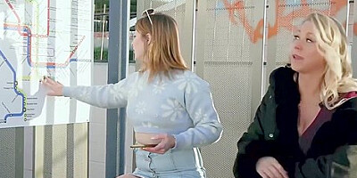 Ginger Grey, Katie Ginger And Milf Katie - End Up Fucking Their Bus Driver In A