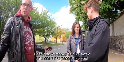 Lassie Has No Money For Bus Ticket But Has Perfect Sexy Body 9 Min