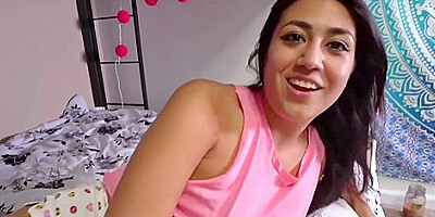 Latina Is Ravaged By Stepbrother In Her Dorm - Lexy Bandera