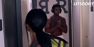 Super Hot Babes Lya Missy & Zuzu Sweet Found The Perfect BBC For Their Pussies - HORNY HOSTEL