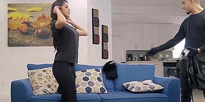 Bruno Dickemz, Sweet Hole And Sophia Leone - Hunk Filled The Of Latina With His Hardene