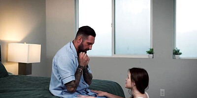 Brown hair smut with well-formed Ava Marina from Breeding Material
