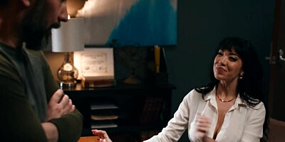 Big boobs MILF wants this principal to fuck her hard