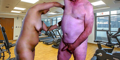 Shaved in the Gym with Garabas and Olpr