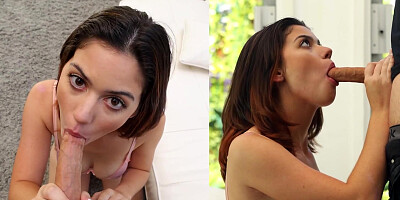 ...Amateur brunette with big tits gets nicely fucked in POV...