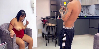 Jhon Calenton And Jesi Caliente In Puta De Mi Madrastra Milf Me Pidio Que Le Tomara Unas Fotos Sin Ropa Como Pretexto Para Que La Folle. 10 Min