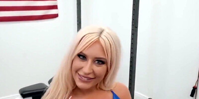Juicy Nurse Smeared Ass Oil And Gave Herself A Fitness Trainer On A Fi - Brandi Bae