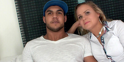 Blonde Wife Barra Brass Gets Ass Fucked Next to Her Cuck