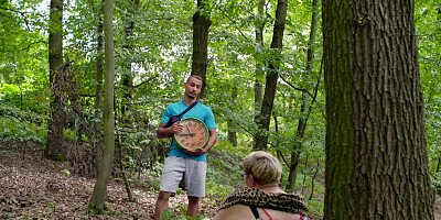 MATURE4K. Kinky giantess Diana is having outdoor sex with 2 strangers