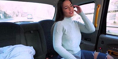 Lusty babe Nuria Millan indulges in my cock and then proceeds to our vaginal screwing