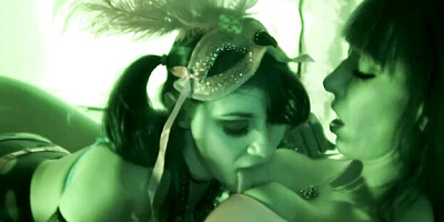 Fine-looking Charley Chase and Alia Janine's tits clip