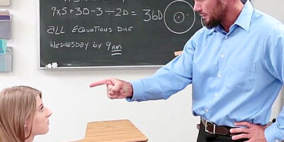 Alyce Anderson In Horny Student 18+ Controls And Rides The Hard Cock Of His Professor