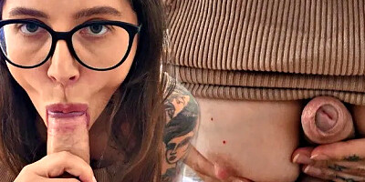 Tit Fucking Ended with Cum in Mouth!