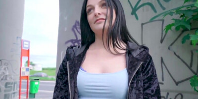 Deepthroating Babe Public POV Fucked Outdoor After Casting