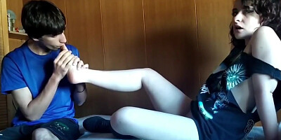 He Cums Only With My Feet