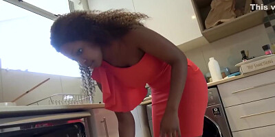Bootie African Cleaning Lady Spanking