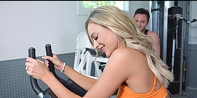 Blonde Fitness Babe Catches A Horny Mans Eye At The Gym - Emma Hix And Brad Sterling