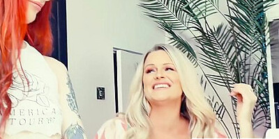 Redhead Stepdaughter Dildo Fuck - Blonde Niki And Gigi Rouge