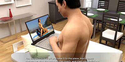 Moving Down His Wife Is On Work And He Is Watching Porn At Home Ep14