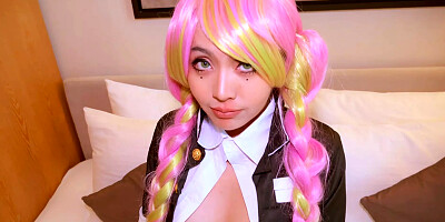 Mitsuri was Defeated, Her Pussy and Anal are Destroyed
