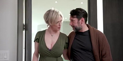 Petite Blonde, Stepdad And Lexi Lore In Husband Ass Fucking Stepdaughter In Law