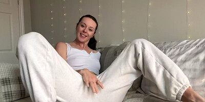 Masturbating and Moaning! Sexy Fingering Orgasm!