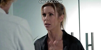 I Catch My StepMom Works On Spa Massage - Alexis Fawx