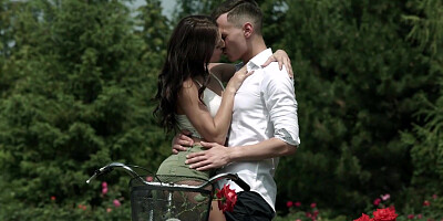 21Innocent.com - Sultry dame's woodland bumfuck sesh with her bf's manhood