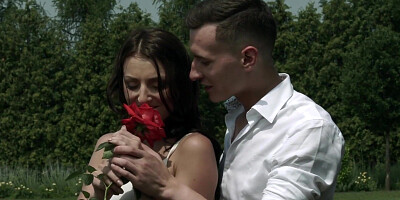 21Innocent.com - Sultry dame's woodland bumfuck sesh with her bf's manhood