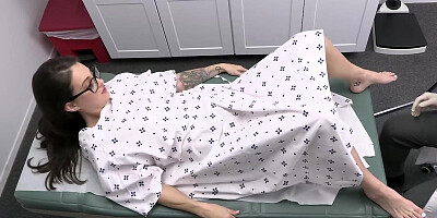 Geeky teacher MILF visits the doctor