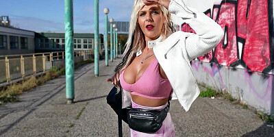 Glory Cat In Big Tits German Fitness Model Pickup For Casting Fuck