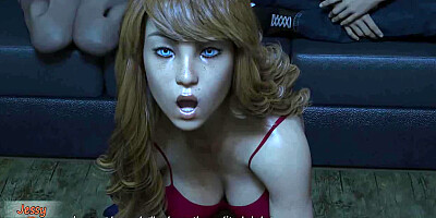 Big City Pleasures Sexy Girls Are Watching A Horror Movie Ep 19