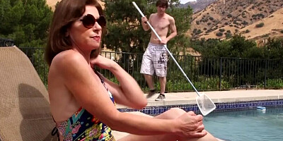 Cashmere: The anal MILF and the pool boy