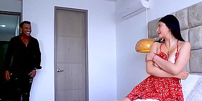 Titty Latina Teen 18+ Beauty Bounces On Hard Dick