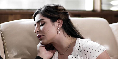 Adorable lil' teenage Keira Croft rails a immense dinky of an elderly stud