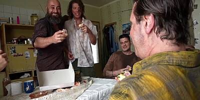 Gang: Cake Delivery Slut Fucks Up ( )