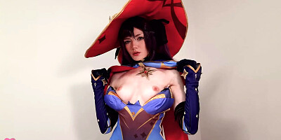 Mysterious Astrologist Mona Megistus from Genshin Impact Predicted Hot Sex wi...