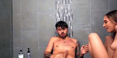 Naughty Bailey Base Beats Her Stepbros Meat As A Lesson For Using Up All Her Lube