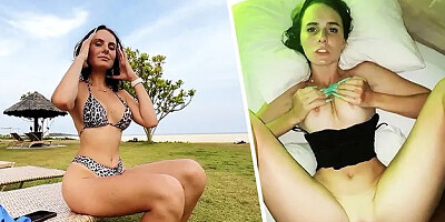 Public Beach Encounter Leads to Rough Hotel Fuck with Cream Pie & Golden Shower